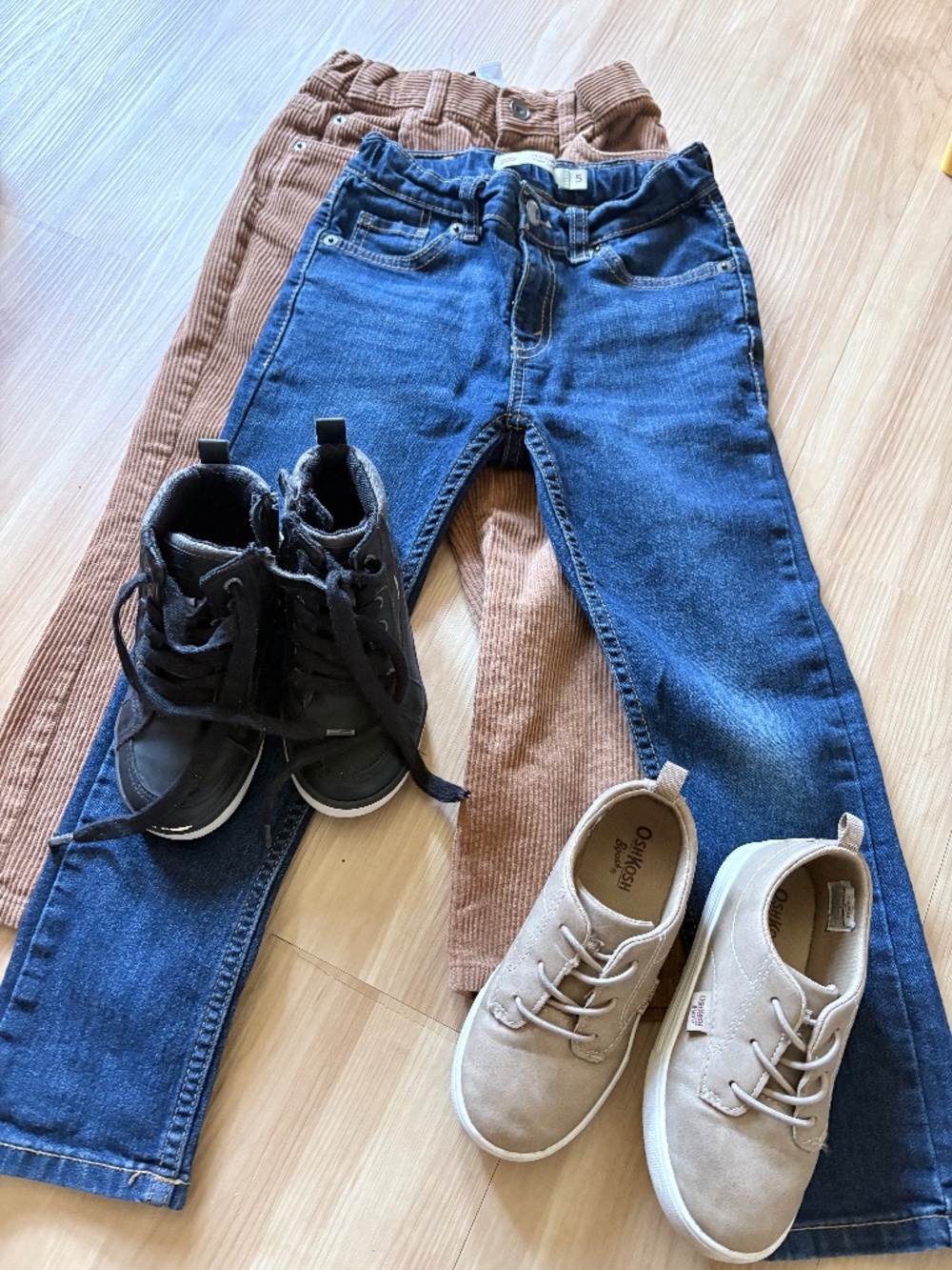 Toddler boy dress shoes and pants
